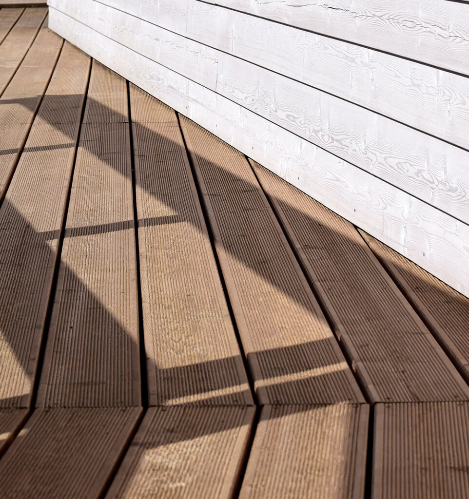 modern deck railing