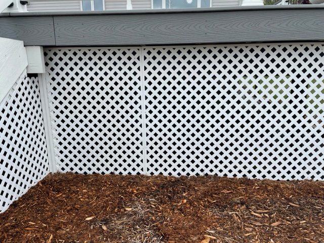 Deck lattice installation